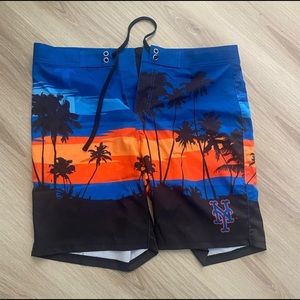 NWT Men’s FOCO New York Mets Sunset Boardshorts / Swimming Trunks